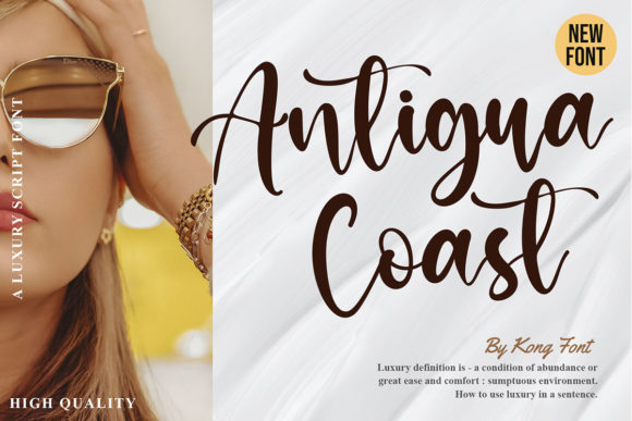 Antigua Coast: A Font That Adds Personality
