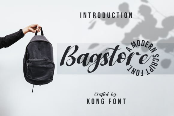 Bagstore: A Creative Font for Business Branding