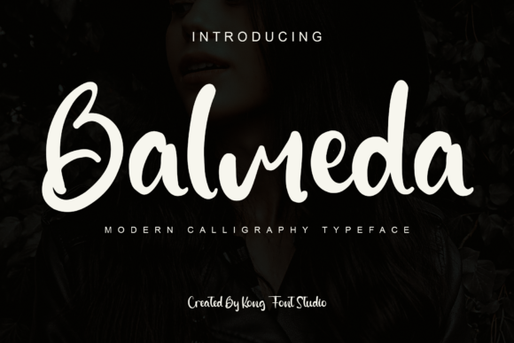 Balmeda: A Playful Script Font for Editorial Design