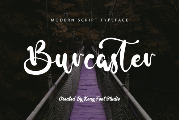 Burcaster: A Playful Font for Digital Marketing