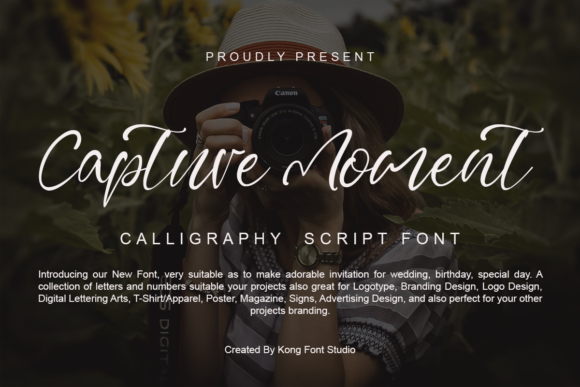 Capture Moment Font for Business