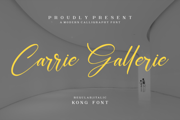 Carrie Gallerie: A Flowing Script for Web Design