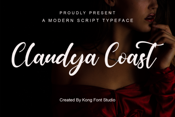 Claudya Coast: A Handwritten Font for Creative Projects