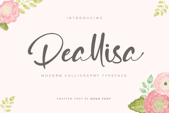 Deallisa: A Playful Script Font