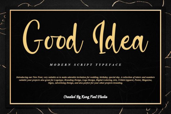 Good Idea Font Review