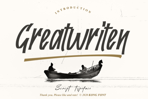 Greatwriten: A Font for Creative Business