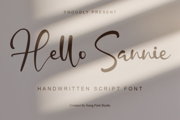 Hello Sannie: A Font for Polished Branding