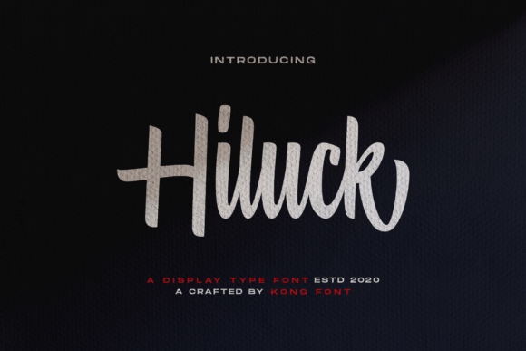 Hiluck: A Playful Font for Creative Web Design