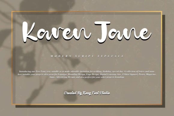 Karen Jane: A Playful Font for Creative Projects