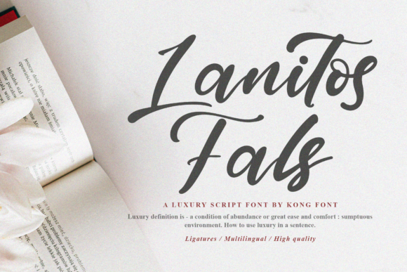 Lanitos Falls: A Font for Creative Campaigns