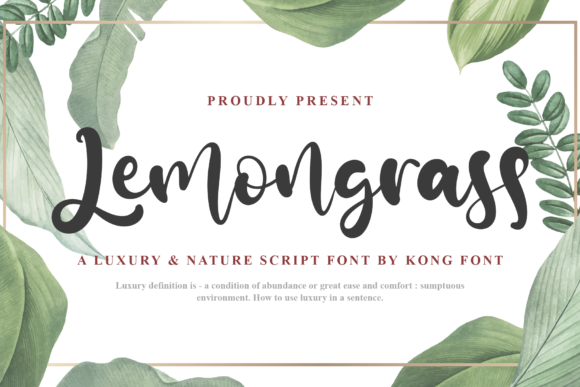 Lemongrass Font Review