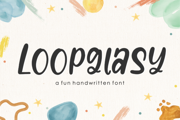 Loopglasy: A Playful Font for Editorial Design