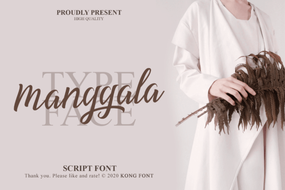 Manggala: A Playful Font for Digital Marketing