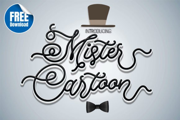 Mister Cartoon Font for Creative Design