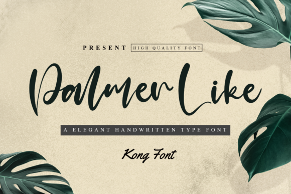 Palmer Like Font for Creative Projects