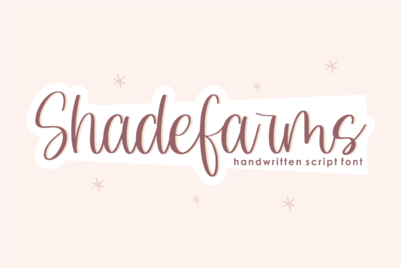 Shadefarms Font for Web Design