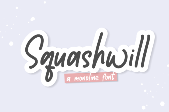 Squashwill: A Playful Font for Creative Projects