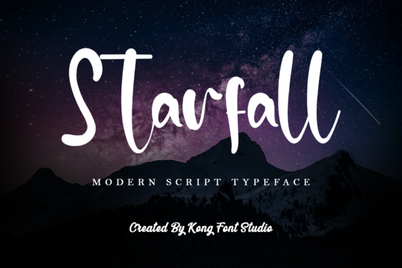 Starfall: A Handwritten Font for Business