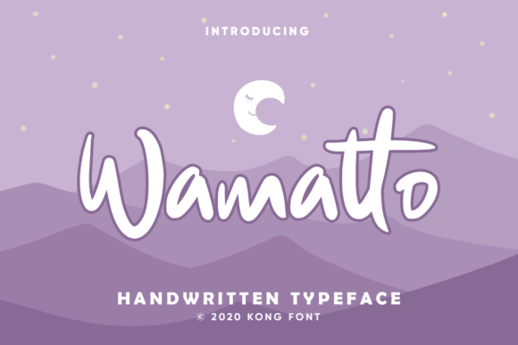 Wamatto: A Playful Handwritten Font