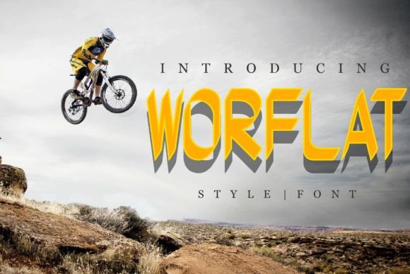 Worflat: A Playful Handwritten Font